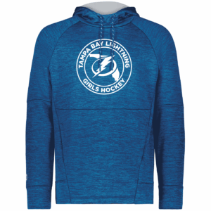 All-Pro Performance Hoodie, Girls Lightning, royal blue