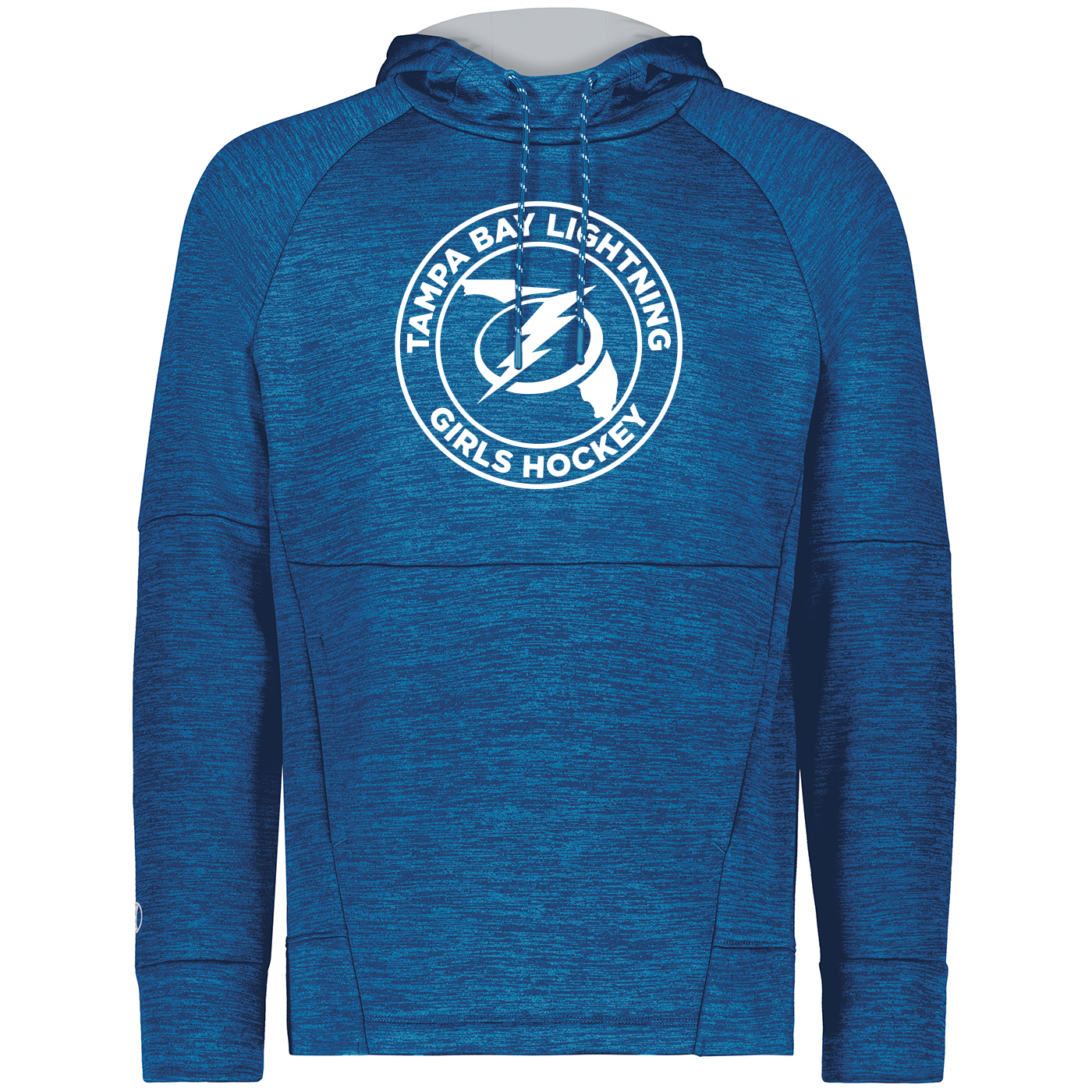 All-Pro Performance Hoodie, Girls Lightning, royal blue