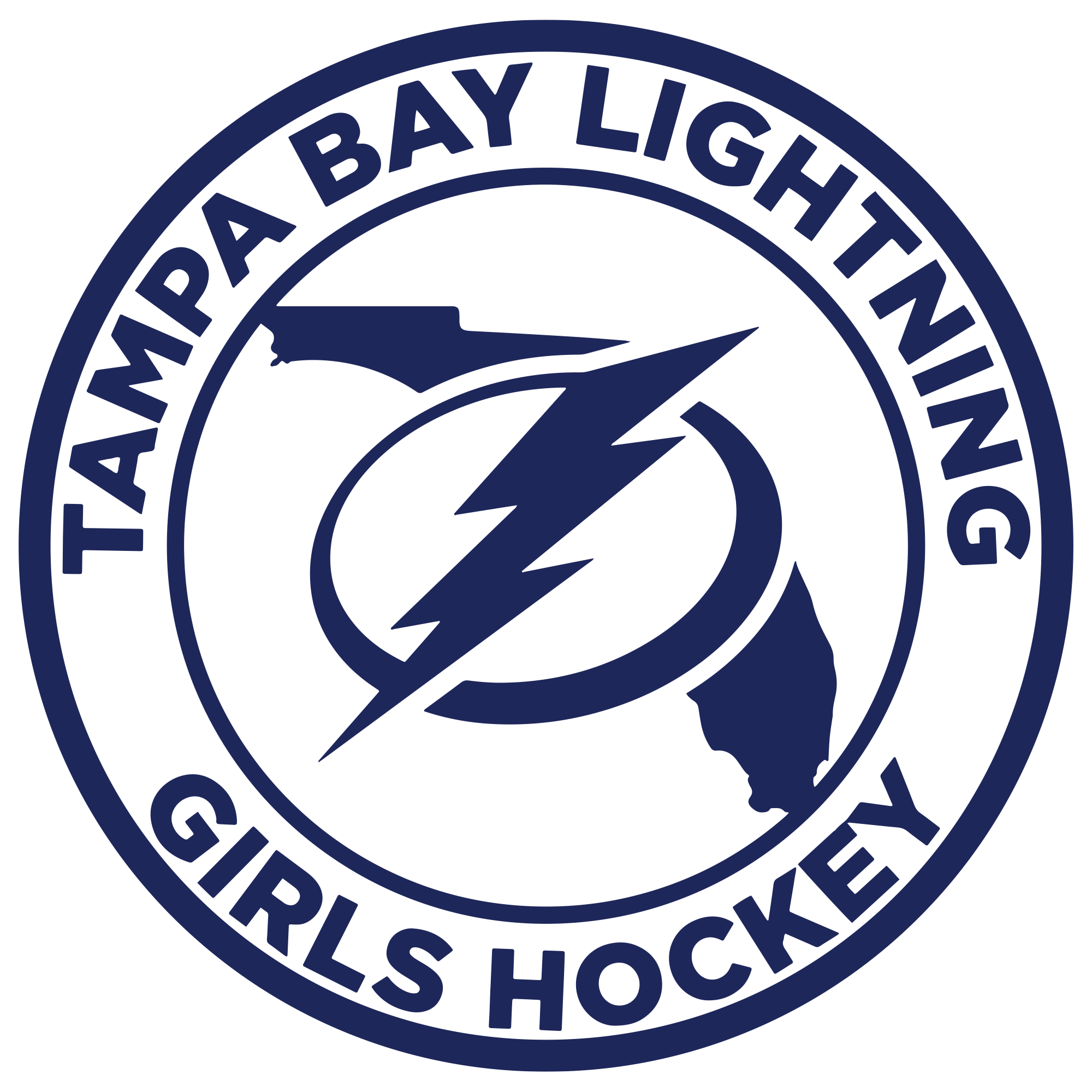 Girls Ligntning car decal