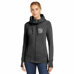 SanMar LNEA511 Girls Lightning, Black Heather