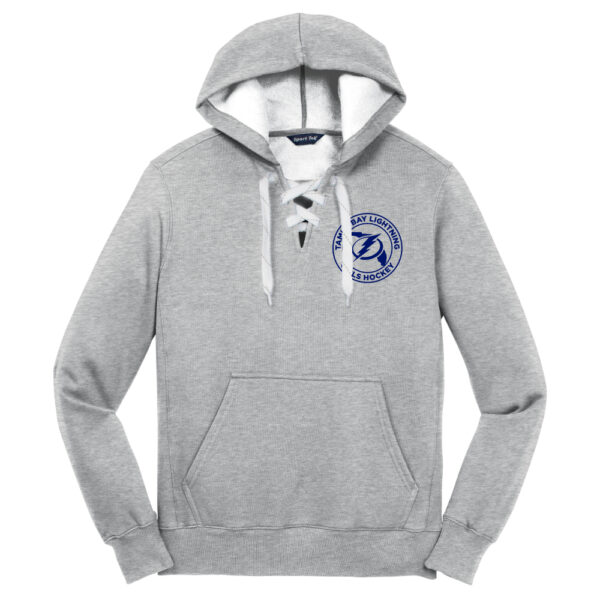 GIRLS LIGHTNING LACE UP PULLOVER HOODIE UNISEX