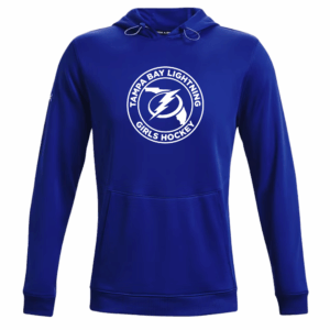 Girls Lightning storm hoodie, royal