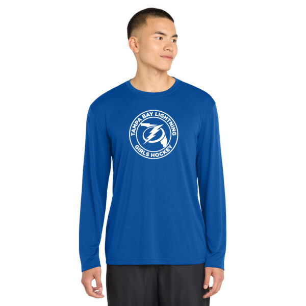 GIRLS LIGHTNING LONG SLEEVE DRI FIT SHIRT UNISEX